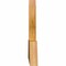 Ekena Millwork Portland Rough Sawn Timber Gable Bracket, Western Red Cedar, 60"W x 17"H x 2"D x 6"F, 7/12 Pitch GBW060X17X0206POR00RWR - alternate 5